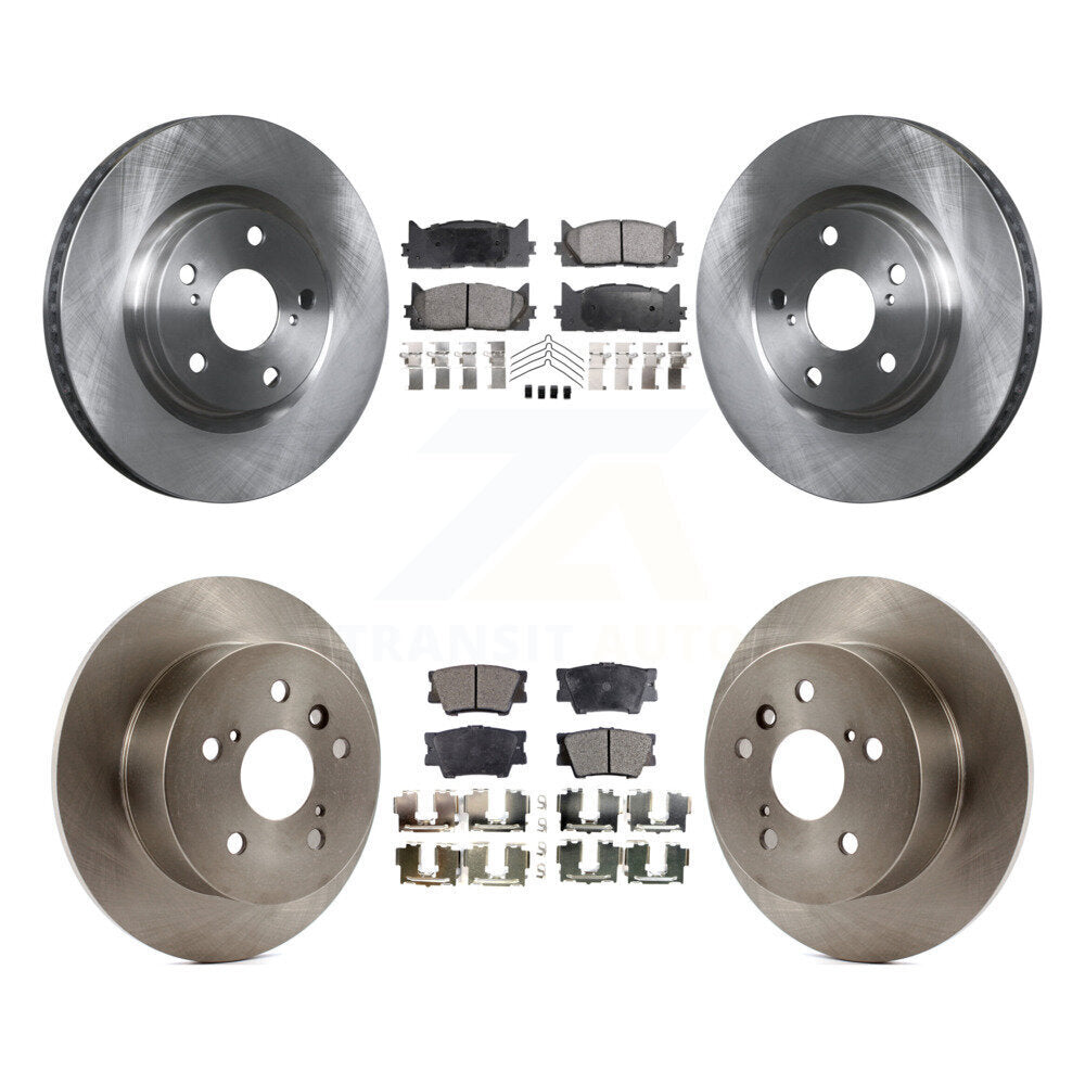 Kit de plaquettes semi-métalliques de Rotor de frein avant et arrière, pour Toyota Camry Lexus ES350 Avalo