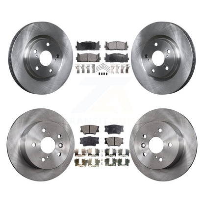 Kit de plaquettes semi-métalliques de Rotor de frein avant et arrière, pour Toyota Camry Lexus ES350 Avalo