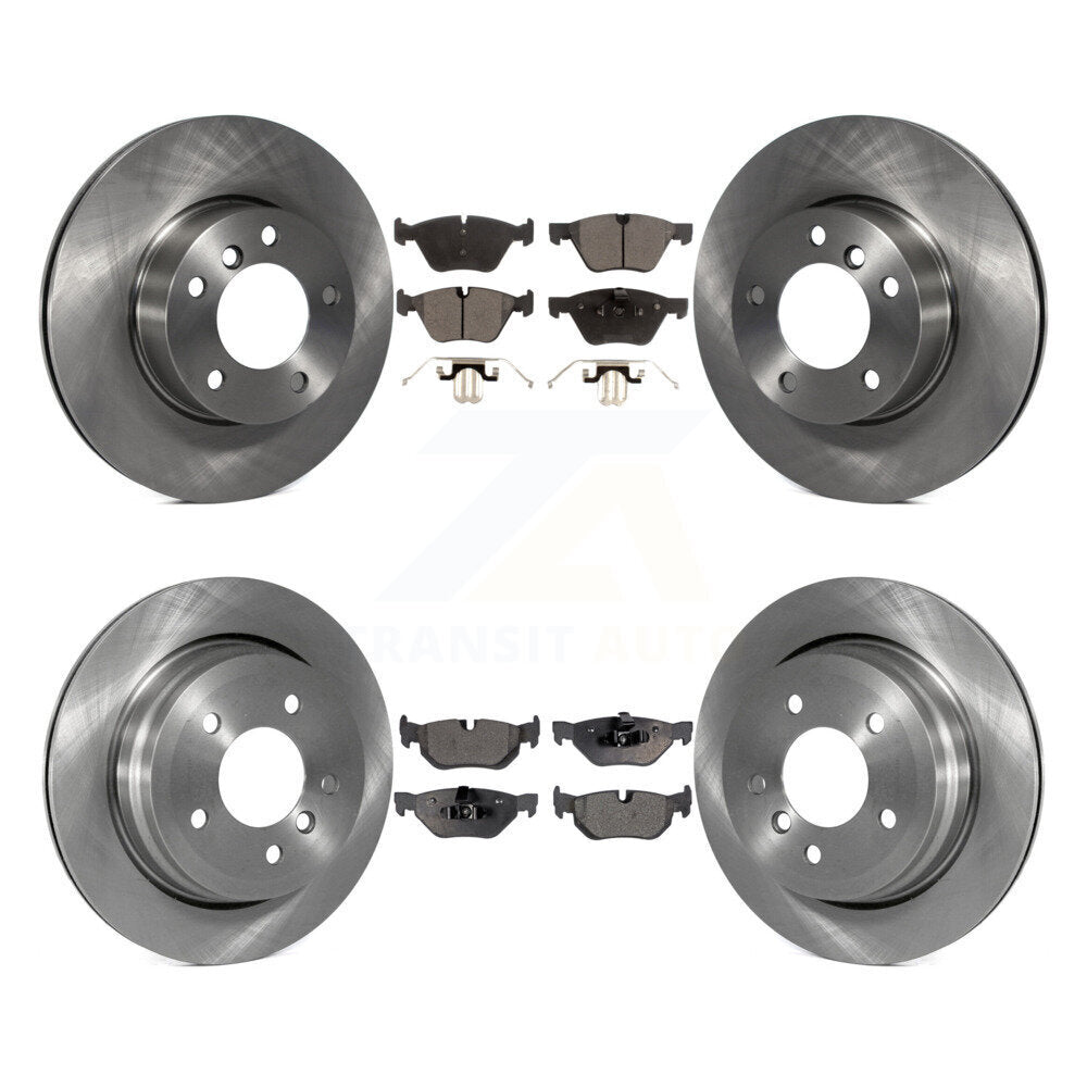 Kit de rotors de frein à disque avant et arrière et plaquettes semi-métalliques pour BMW 328i 328xi 325x