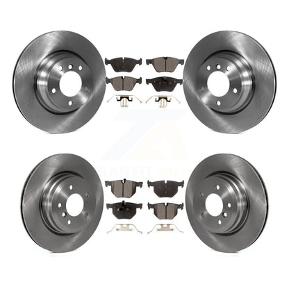 Kit de rotors de frein à disque avant et arrière et plaquettes semi-métalliques pour BMW 330i 330xi 2006