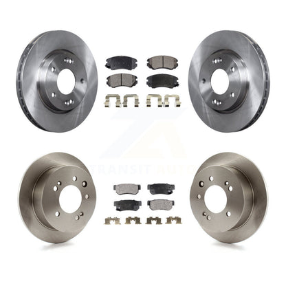 Kit de rotors de frein à disque avant et arrière et plaquettes semi-métalliques pour Hyundai Elantra