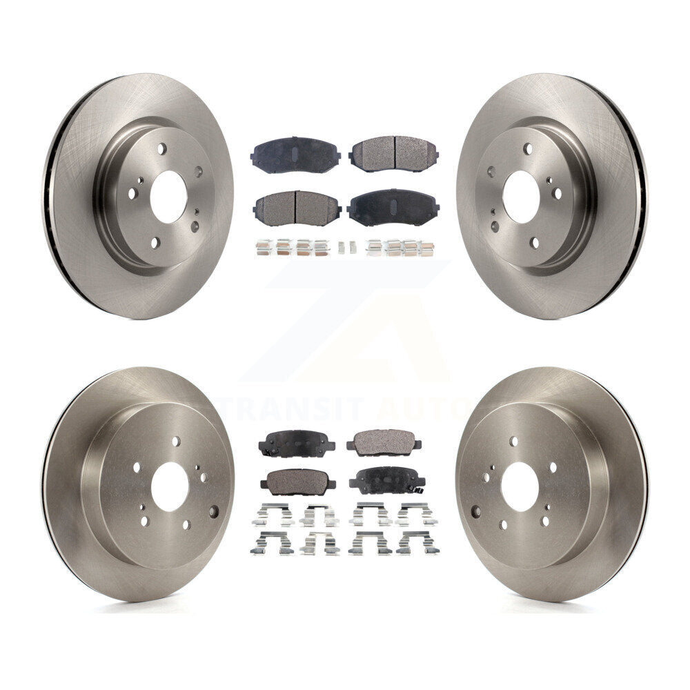 Kit de rotor de frein avant et arrière et plaquettes semi-métalliques pour Suzuki Grand Vitar 2009-2013