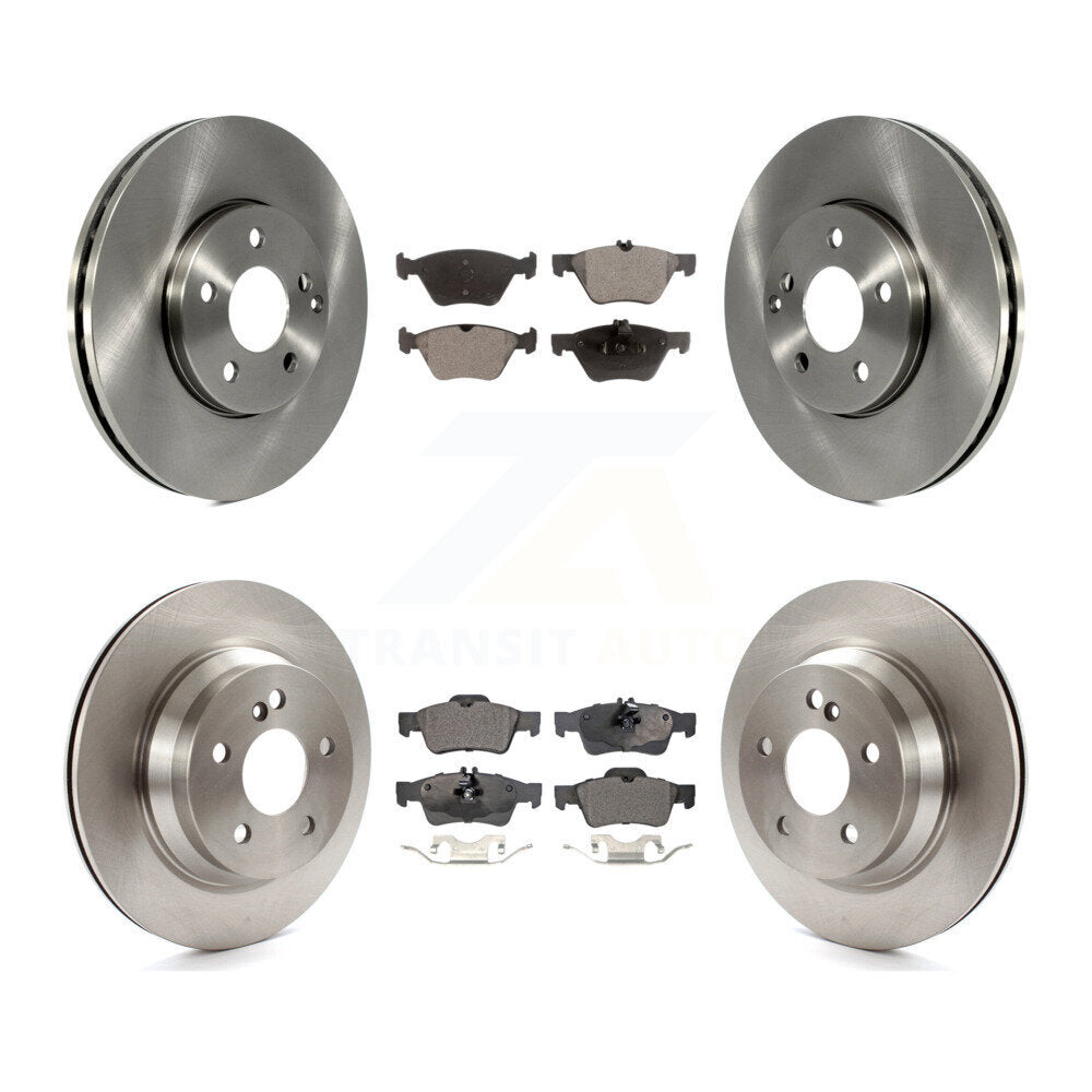 Kit de disques de frein avant et arrière et plaquettes semi-métalliques pour Mercedes-Benz E320 AW 04-05