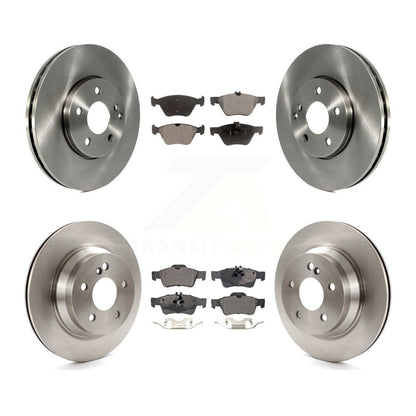 Kit de disques de frein avant et arrière et plaquettes semi-métalliques pour Mercedes-Benz E320 AW 04-05