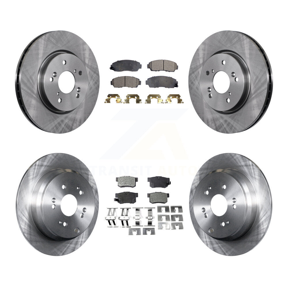 Kit de rotors de frein à disque avant et arrière et plaquettes semi-métalliques pour Acura RDX K8F-10128