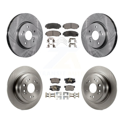 Kit de rotor de frein à disque avant et arrière et plaquettes semi-métalliques pour Honda Crosstour Accor