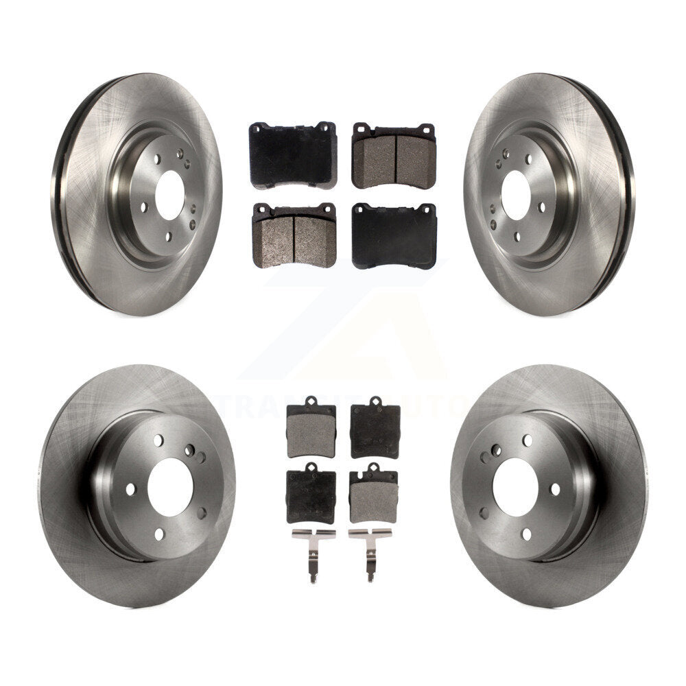 Kit de plaquettes de frein semi-métalliques pour rotors de frein avant et arrière, pour Mercedes-Benz C230 SLK350 C32
