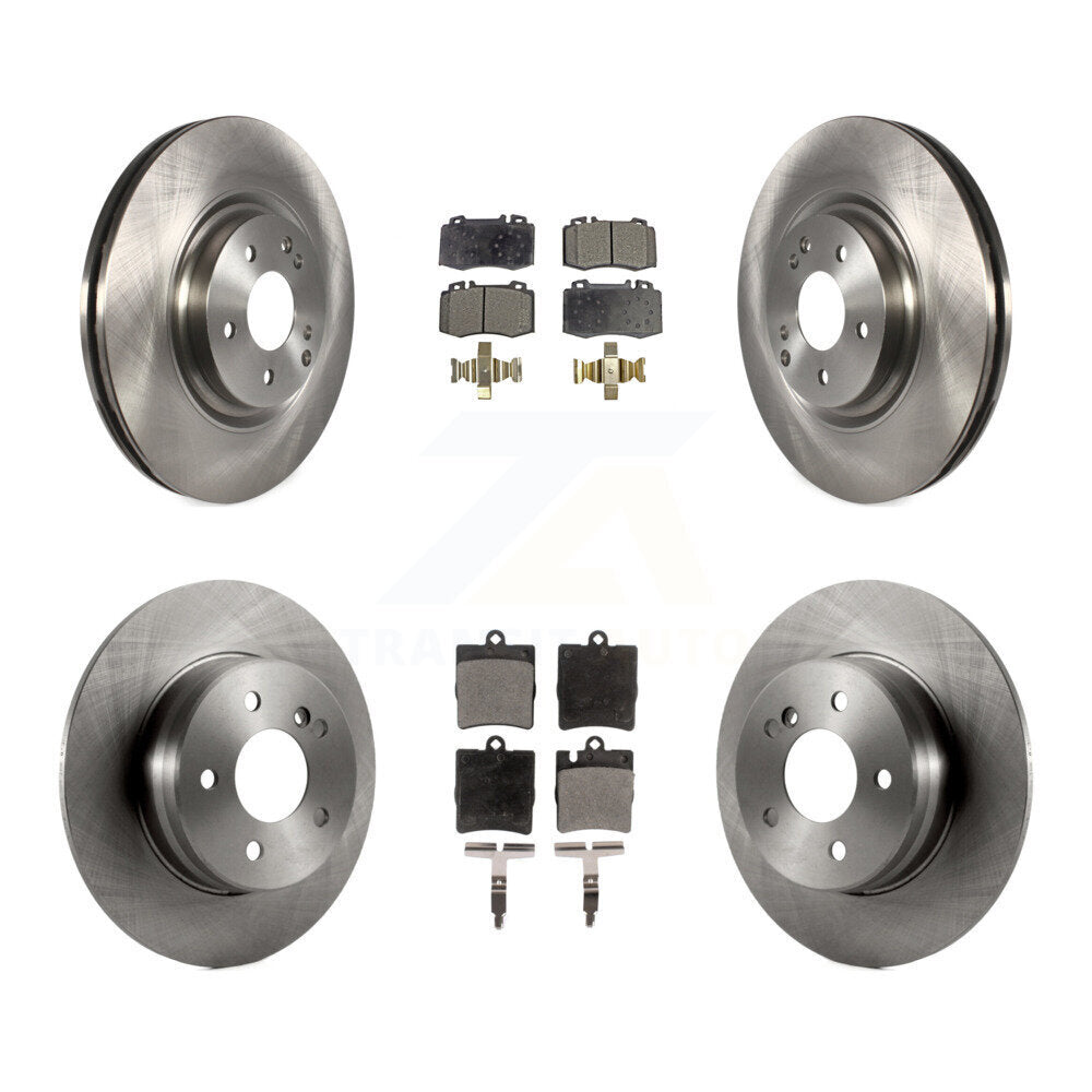 Kit de plaquettes de frein semi-métalliques pour rotors de frein avant et arrière, pour Mercedes-Benz C230 SLK350 C32