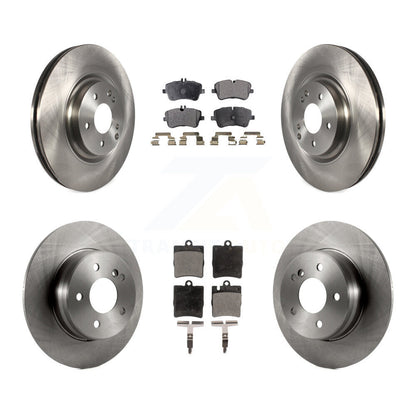 Kit de disques de frein à disque avant et arrière et plaquettes semi-métalliques pour Mercedes-Benz C320