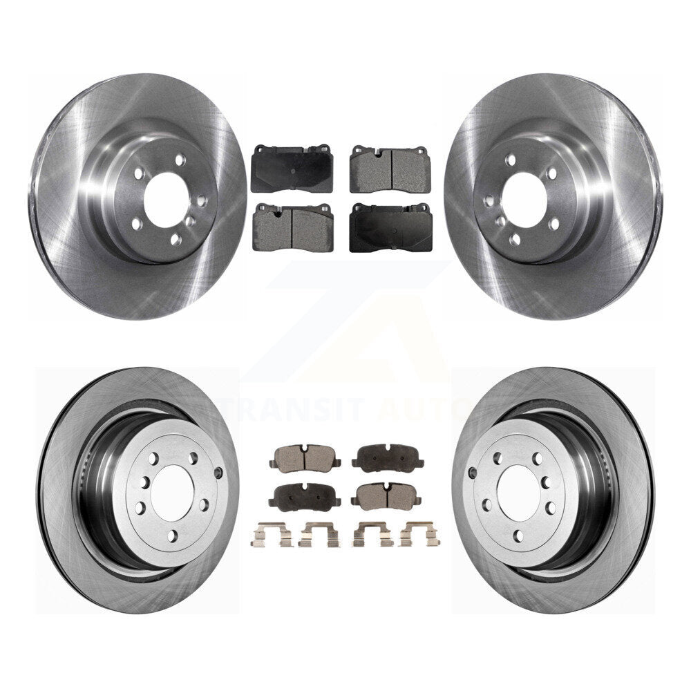 Kit de rotor de frein avant et arrière et plaquettes semi-métalliques pour Land Rover Range Supercharge