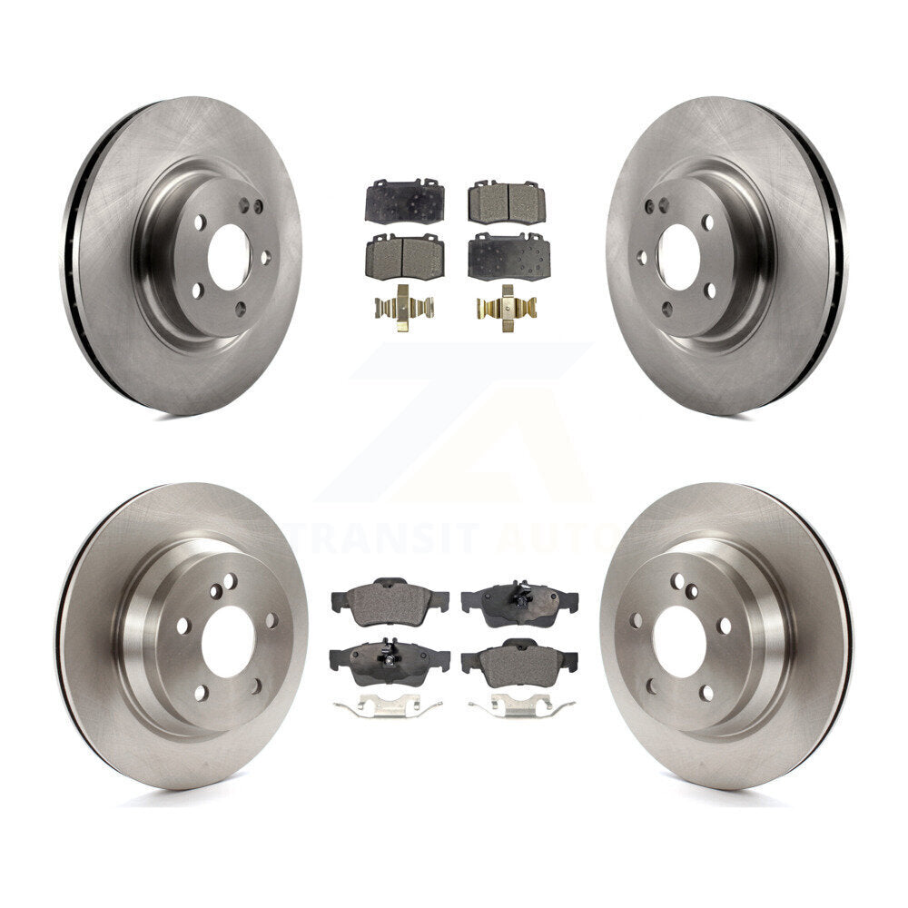 Kit de rotor de frein avant et arrière et plaquettes semi-métalliques pour Mercedes-Benz CLS550 CLS50
