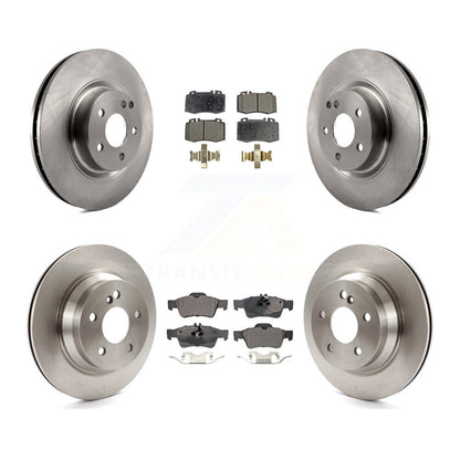 Kit de rotor de frein avant et arrière et plaquettes semi-métalliques pour Mercedes-Benz CLS550 CLS50