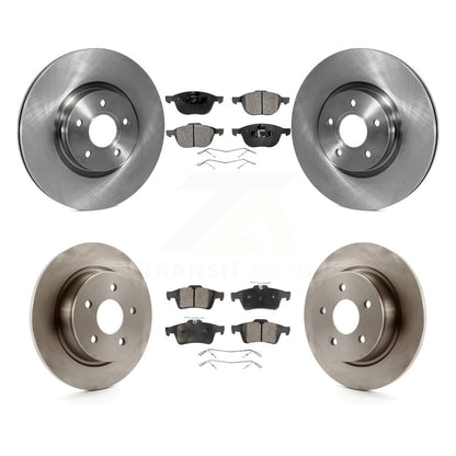 Kit de disques de frein à disque avant et arrière et plaquettes semi-métalliques pour Ford Transit Connect