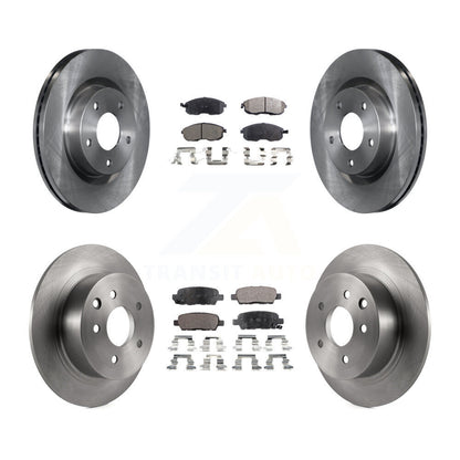 Kit de disques de frein à disque avant et arrière et plaquettes semi-métalliques pour Nissan Altima