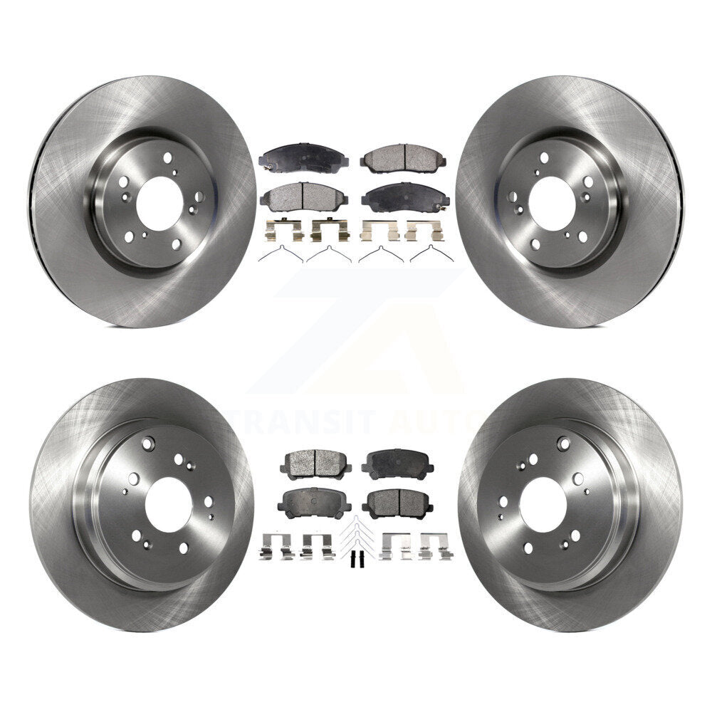 Kit de plaquettes de frein à disque semi-métalliques avant et arrière, pour Honda Pilot Acura MDX ZD