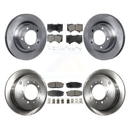 Kit de rotor de frein avant et arrière et plaquettes semi-métalliques pour Toyota Tundra Sequoia Lexu
