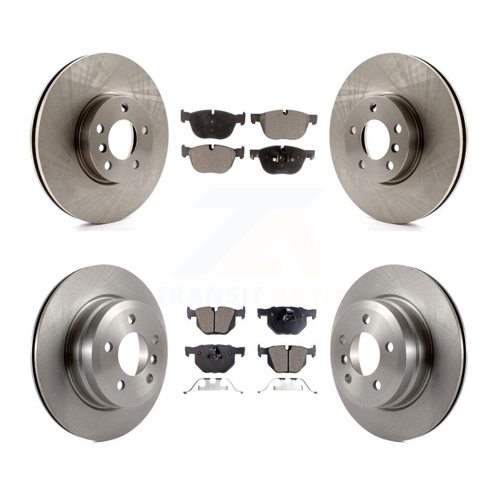 Kit de rotors de frein à disque avant et arrière et plaquettes semi-métalliques pour BMW X5 X6 K8F-10131