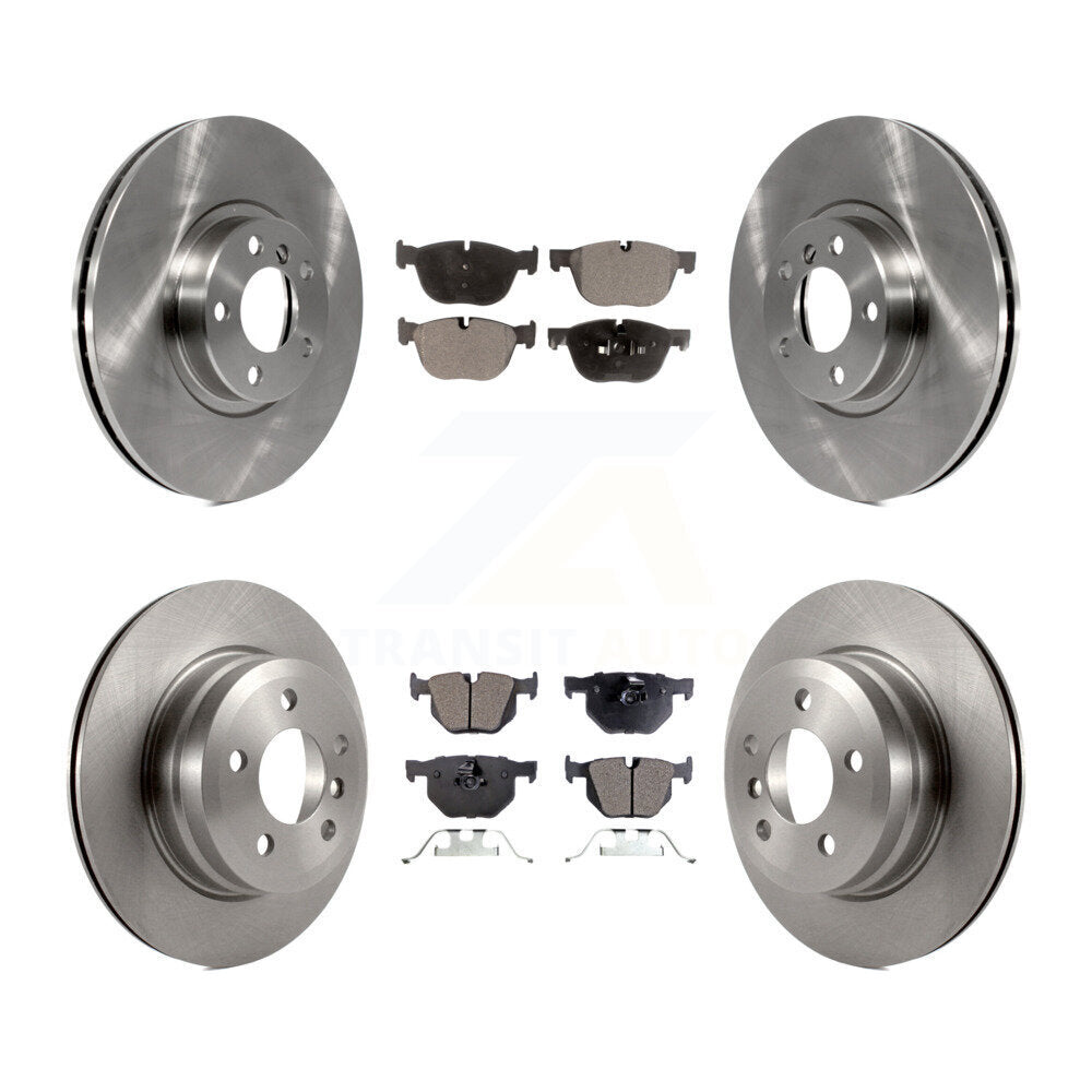 Kit de rotors de frein à disque avant et arrière et plaquettes semi-métalliques pour BMW X5 X6 K8F-10131