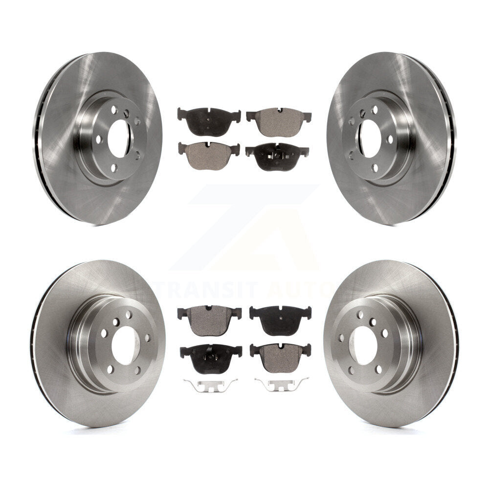 Kit de rotors de frein à disque avant et arrière et plaquettes semi-métalliques pour BMW X5 X6 K8F-10131
