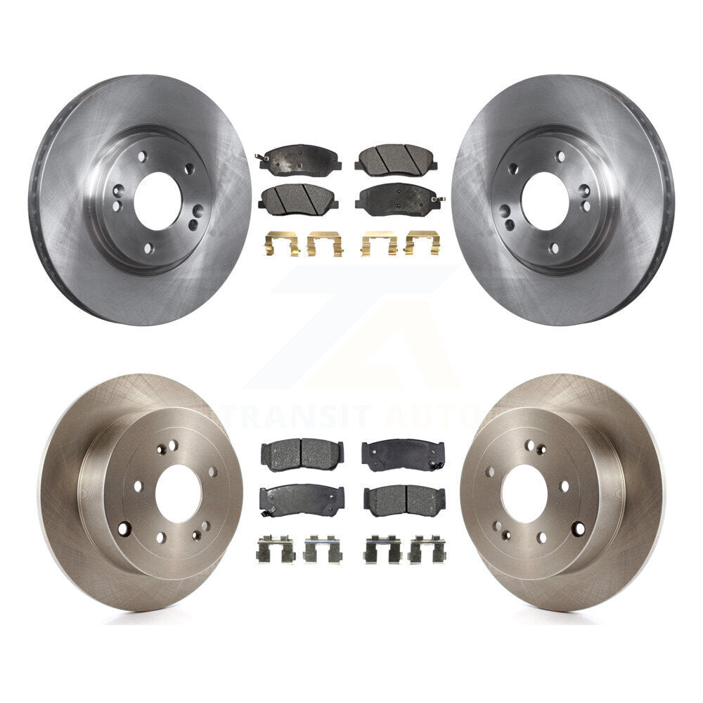 Kit de plaquettes semi-métalliques de Rotor de frein à disque avant et arrière, pour Hyundai Santa F 2007 – 2009