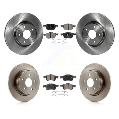 Kit de disques de frein à disque avant et arrière et plaquettes semi-métalliques pour Ford Escape C-Max