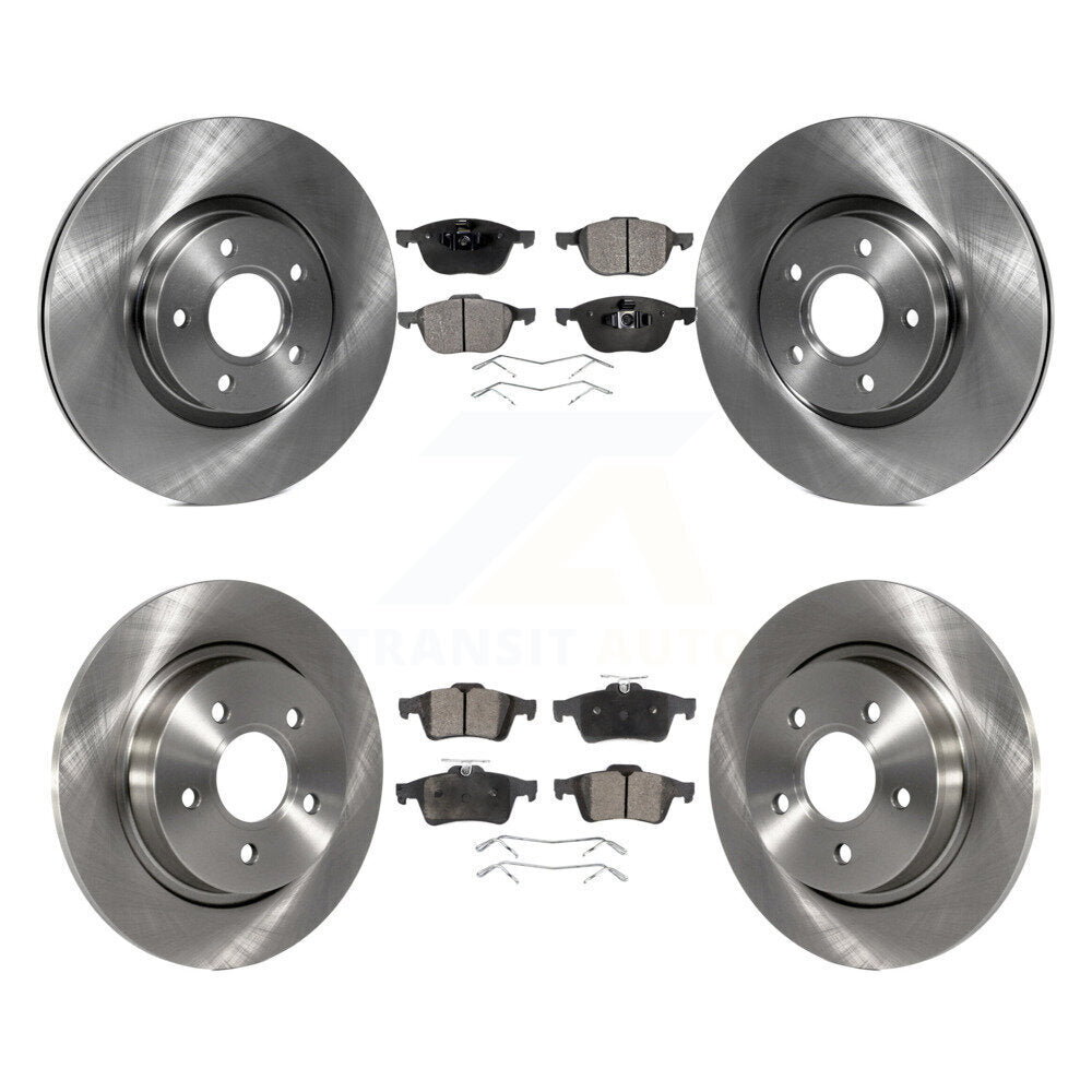 Rotors de frein à disque avant et arrière et Kit de plaquettes semi-métalliques pour Volvo S40 C30 V50 C7