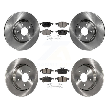 Rotors de frein à disque avant et arrière et Kit de plaquettes semi-métalliques pour Volvo S40 C30 V50 C7