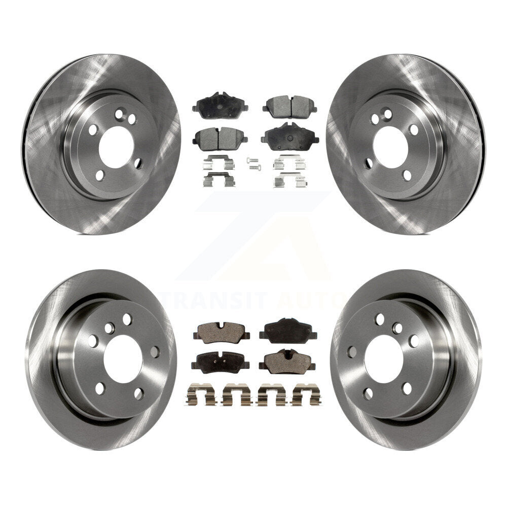 Kit de plaquettes semi-métalliques de Rotor de frein à disque avant et arrière, pour Mini Cooper 2015 2.0L/1.5