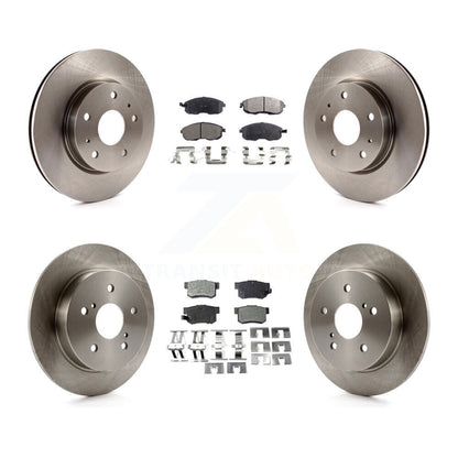 Kit de rotors de frein à disque avant et arrière et plaquettes semi-métalliques pour Suzuki SX4 Crossove