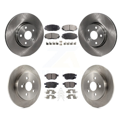 Kit de rotor de frein avant et arrière et plaquettes semi-métalliques pour Toyota Corolla Matrix Pontia