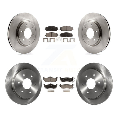 Rotors de frein avant arrière et Kit de plaquettes semi-métalliques pour Nissan TITAN Armada INFINIT