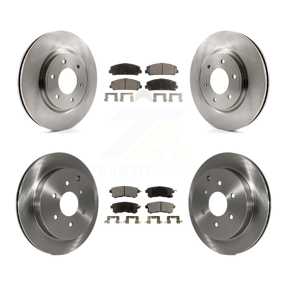 Kit de rotor de frein avant et arrière et plaquettes semi-métalliques pour INFINITI QX80 Nissan Armad