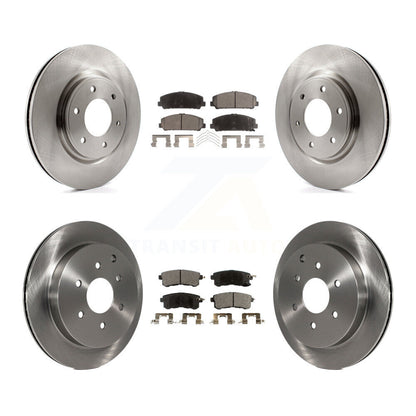 Kit de rotor de frein avant et arrière et plaquettes semi-métalliques pour INFINITI QX80 Nissan Armad