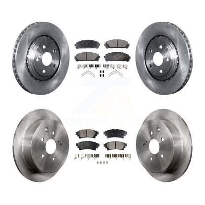 Kit de plaquettes de frein semi-métalliques pour Rotors de frein avant et arrière, pour Toyota Sienna Highlander Lexu