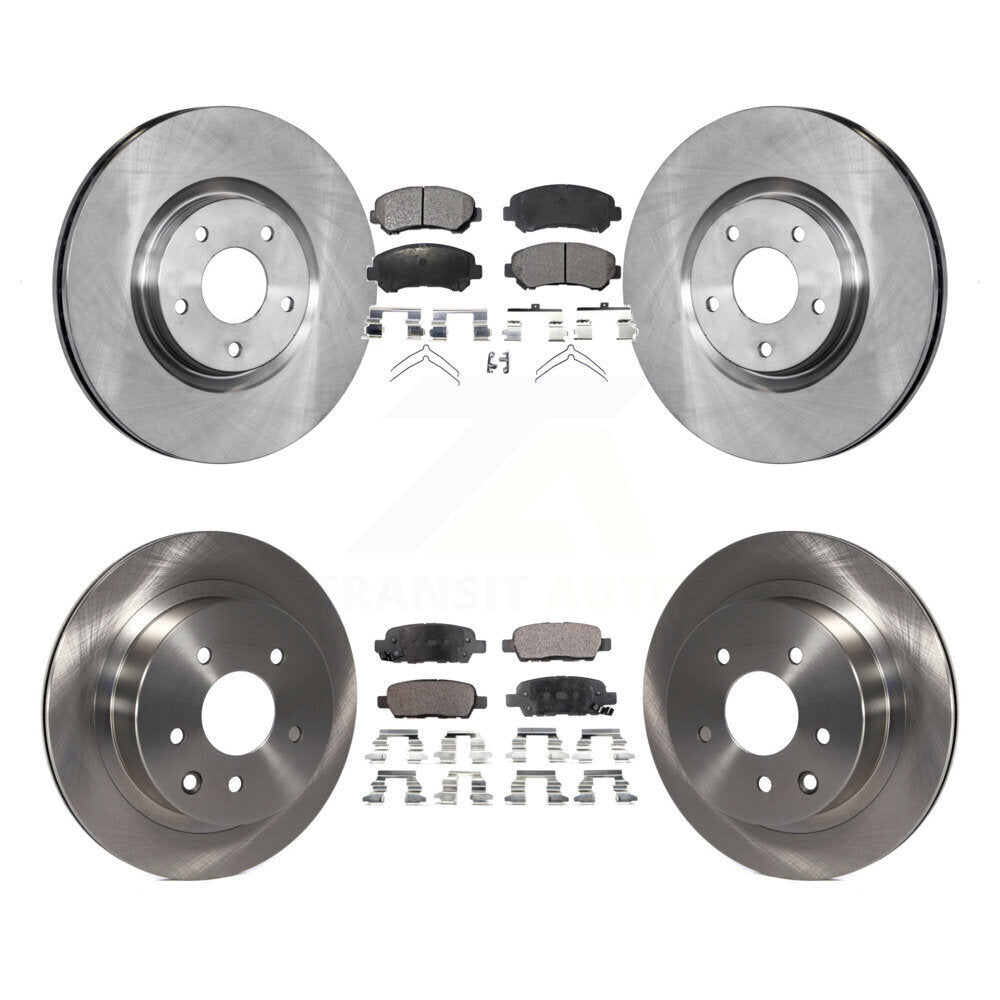 Kit de plaquettes de frein semi-métalliques pour rotors de frein avant et arrière, pour Nissan Juke Nismo R 2014 – 2017