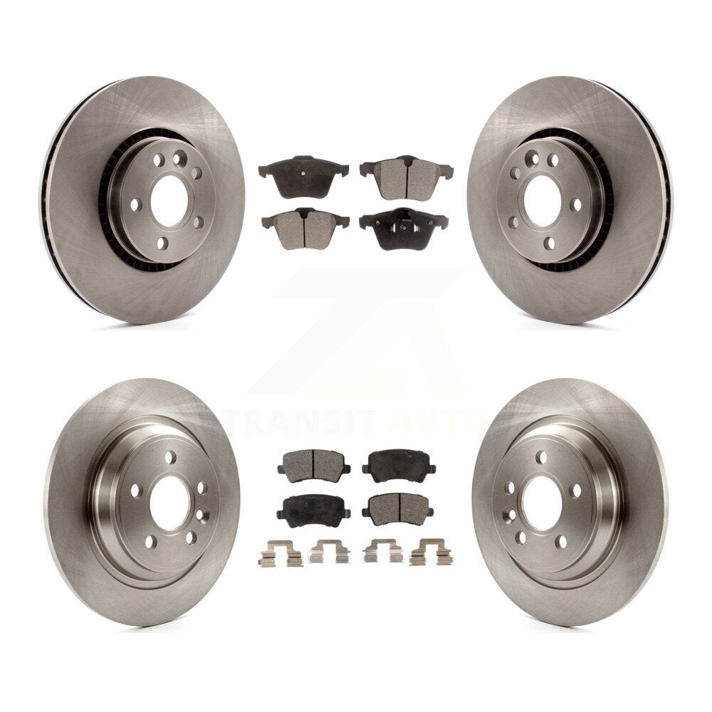 Kit de plaquettes semi-métalliques de Rotor de frein avant et arrière, pour Volvo S60 V60 Cross Country V7