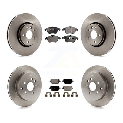 Rotor de frein à disque avant et arrière et Kit de plaquettes semi-métalliques pour Land Rover LR 2008 – 2011