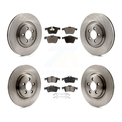Kit de rotors de frein à disque avant et arrière et plaquettes semi-métalliques pour Jaguar XF XJ XKR XK