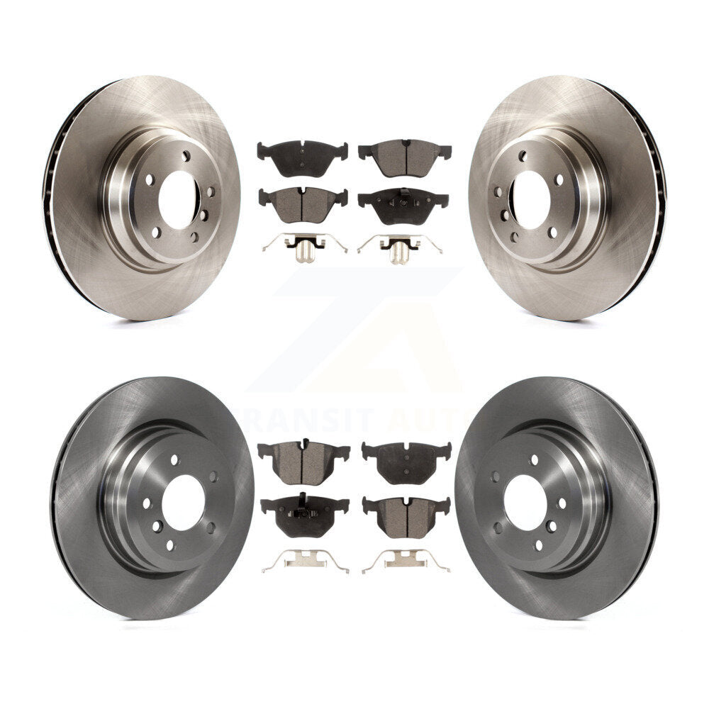 Kit de disques de frein à disque avant et arrière et plaquettes semi-métalliques pour BMW 335xi 2007