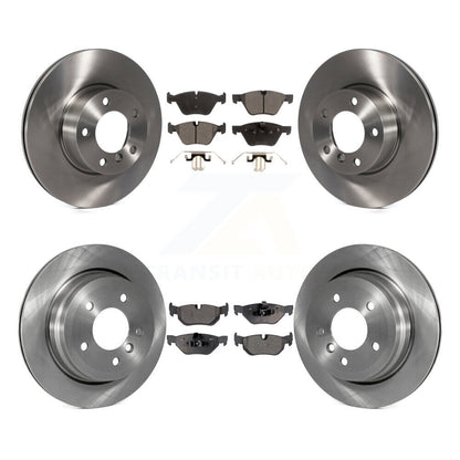 Kit de rotors de frein à disque avant et arrière et plaquettes semi-métalliques pour BMW 328xi K8F-10135