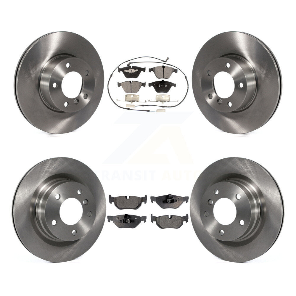 Kit de disques de frein à disque avant et arrière et plaquettes semi-métalliques pour BMW 328i K8F-101356