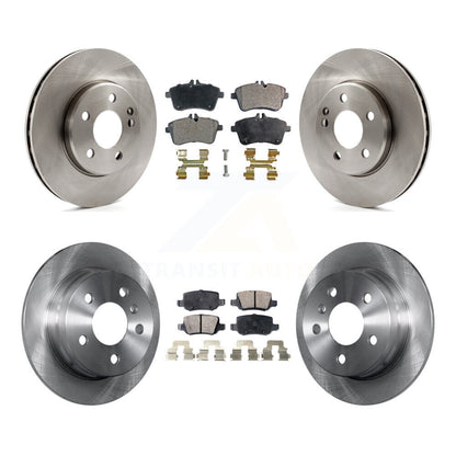 Kit de disques de frein avant et arrière et plaquettes semi-métalliques pour Mercedes-Benz B20 2006-2011