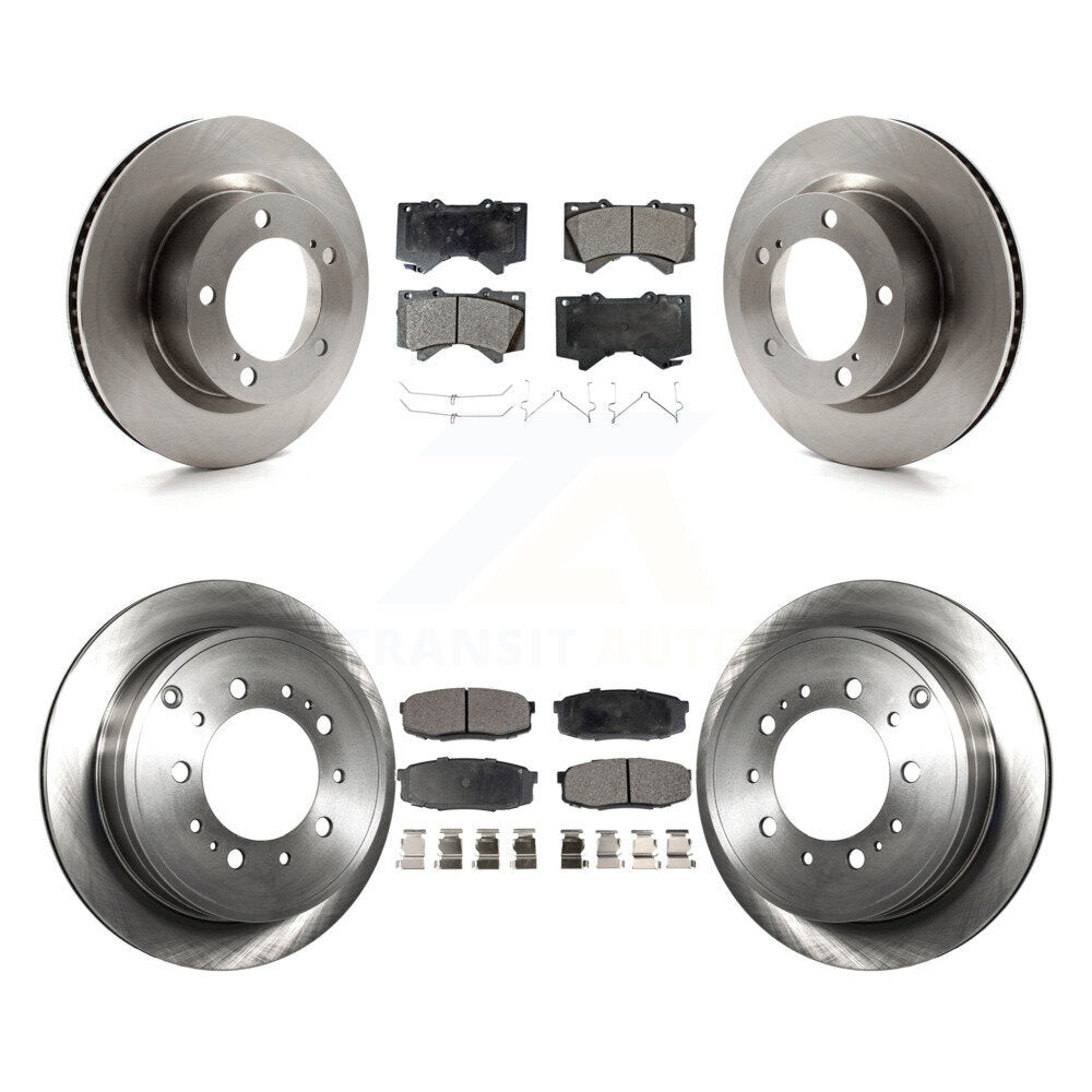 Kit de plaquettes semi-métalliques de Rotor de frein avant et arrière, pour Lexus LX570 Toyota Land Cruise