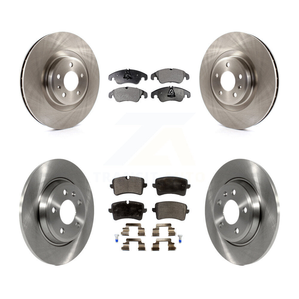 Kit de disques de frein à disque avant et arrière et plaquettes semi-métalliques pour Audi A6 K8F-101365
