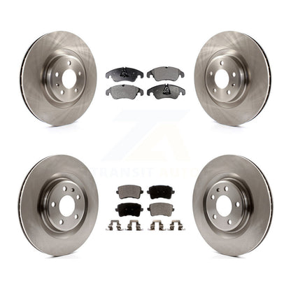 Kit de rotors de frein à disque avant et arrière et plaquettes semi-métalliques pour Audi Q5 S4 S5