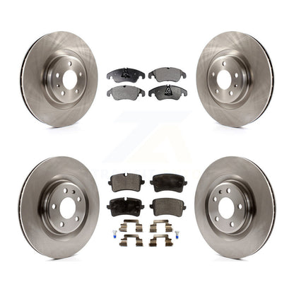 Kit de rotors de frein à disque avant et arrière et plaquettes semi-métalliques pour Audi A6 Quattro A7
