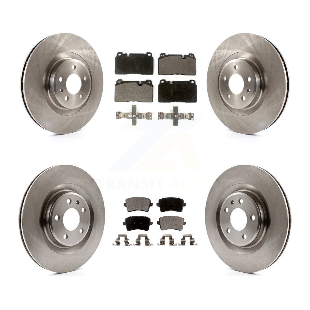 Kit de disques de frein à disque avant et arrière et plaquettes semi-métalliques pour Audi Q5 K8F-101369