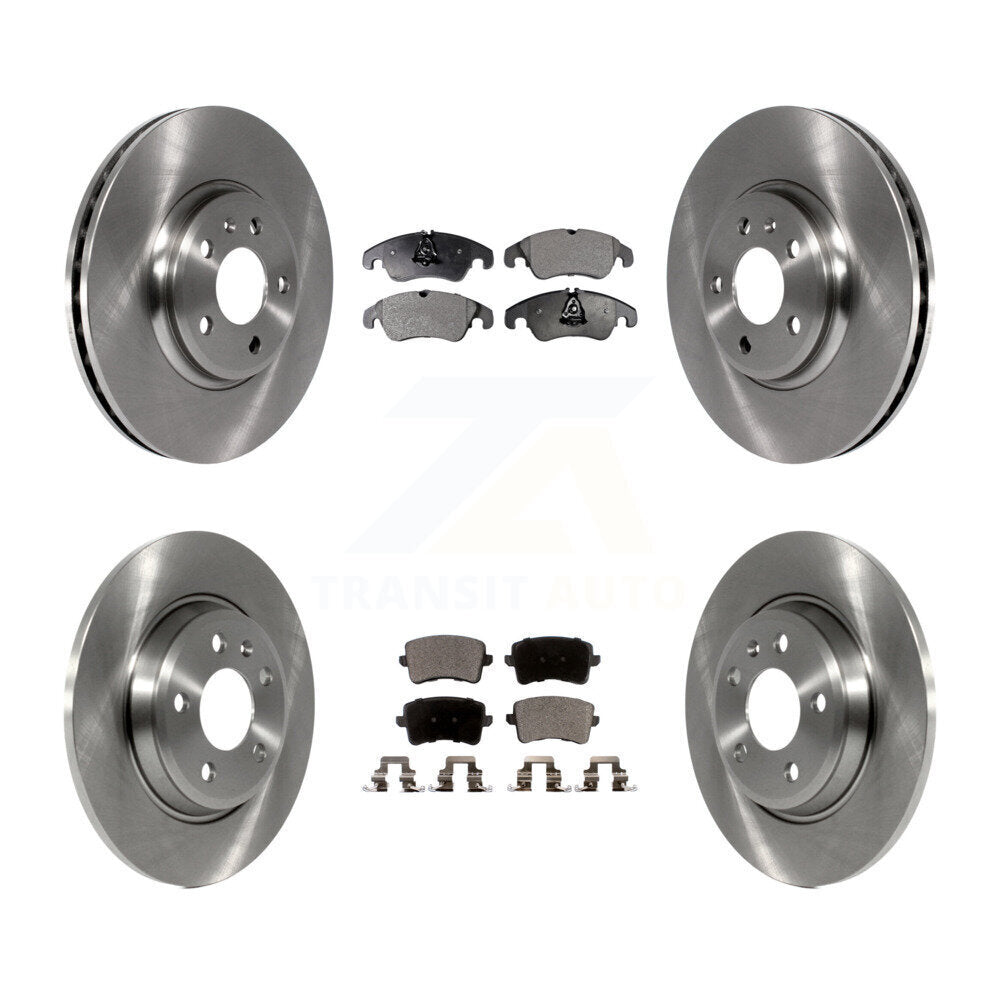 Rotors de frein à disque avant et arrière et Kit de plaquettes semi-métalliques pour Audi Q5 A4 Quattro A