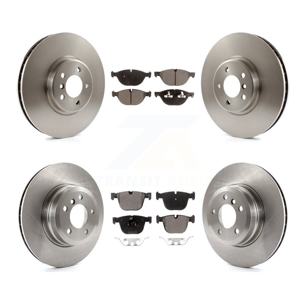 Kit de rotors de frein à disque avant et arrière et plaquettes semi-métalliques pour BMW X5 X6 xDrive50i