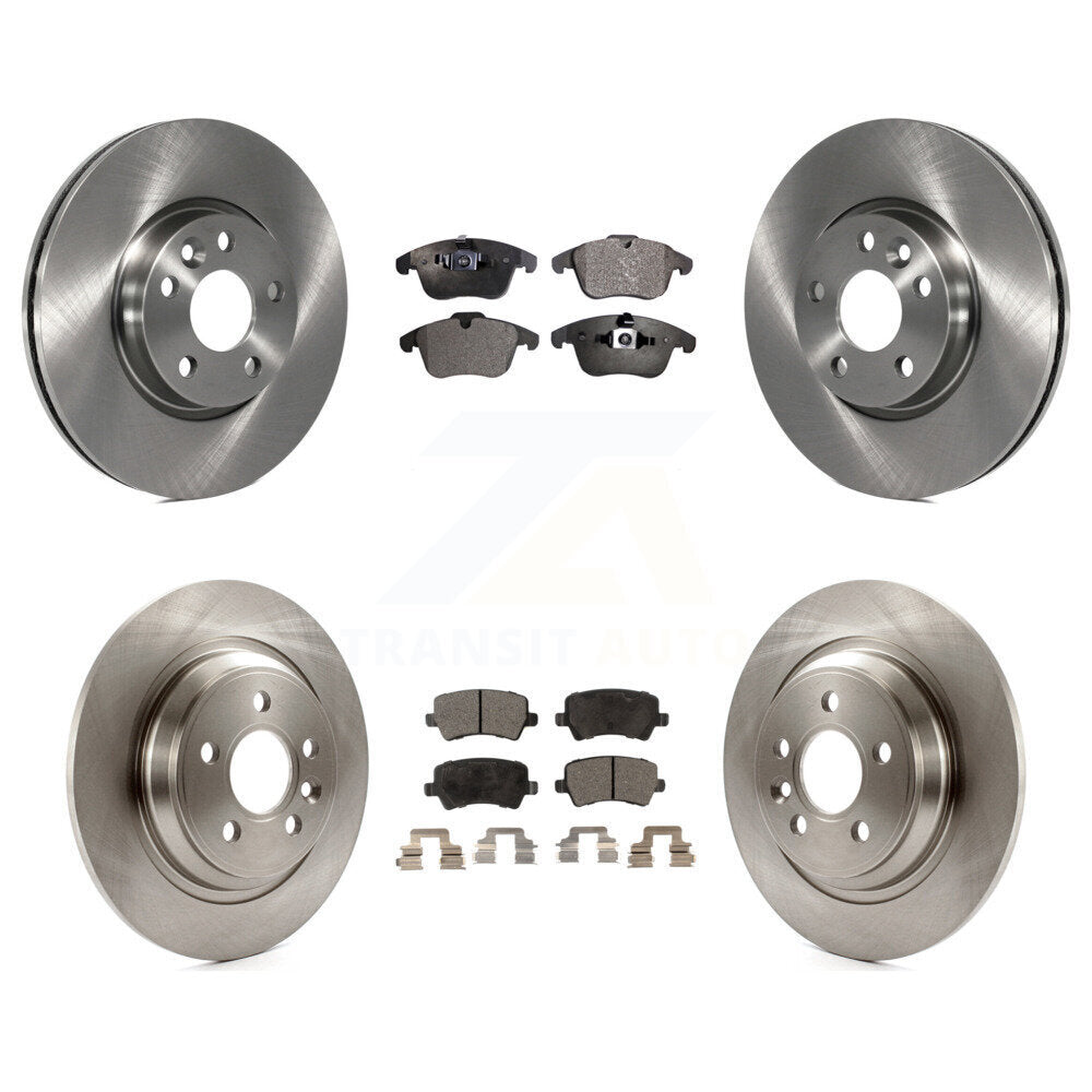 Kit de rotors de frein à disque avant et arrière et plaquettes semi-métalliques pour Volvo S60 K8F-10137